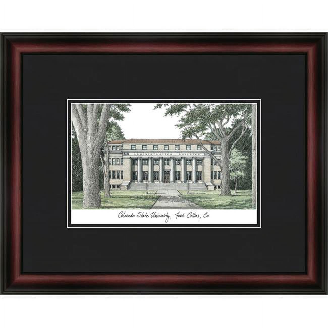 Campus Images CO999A Colorado State University ''Academic'' Framed Lithograph