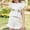 White, variant on Spazoro Toddler Girls 2PC Outfit Set, Casual Floral Embroidery Ruffle Sleeve Shirt & Shorts Summer Clothes Set for Baby Hot Pink Size 3-4