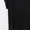 thumbnail image 5 of Womens Solid Color Cap Sleeve Blouses T-Shirt Casual Crew Neck Loose Fit Basic Shirts Tank Tops for Summer Black, 5 of 5