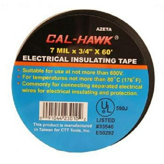 Cal-Hawk, Electrical Insulated Tape, Count 10 - Tapes / Grab Varieties & Flavors
