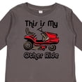 thumbnail image 4 of Inktastic Mower My Other Ride Boys or Girls Long Sleeve Toddler T-Shirt, 4 of 5