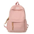 thumbnail image 1 of Nylon Fashion Backpack Casual Candy Color Solid Color Shopper Bag (Green), 1 of 5