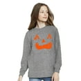 thumbnail image 3 of Awkward Styles Halloween Youth Sweatshirt Girls Boys Orange Jack-O'-Lantern Crewneck Tee for Kids, 3 of 5