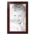 thumbnail image 2 of ArtToFrames 12" x 20" Honors Mahogany with Black Picture Frame, 12x20 inch Brown Wood Poster Frame (WOM-5154), 2 of 7