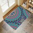 thumbnail image 2 of Stylish Non-Slip Door Mat with Moroccan Trellis Design - 30x17 Inch Area Rug Door Mat Door Mat perfect for Indoor Entrance, Bedroom, Kitchen & Bathroom, 2 of 6