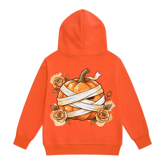 EnJoCho Girls Sweatshirt - Cute Ghos𝗍 Pumpkin Halloween Hoodie for Toddler Girl Little Girls Teen Girls, Long Sleeve Pullover Top for Fall School and Holiday Wear
