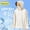 001Beige, variant on Generic Women's UPF 50 Sun Protection Hoodie Full Zip with Face Mask Long Sleeve Lightweight Thumb Holes Outdoor