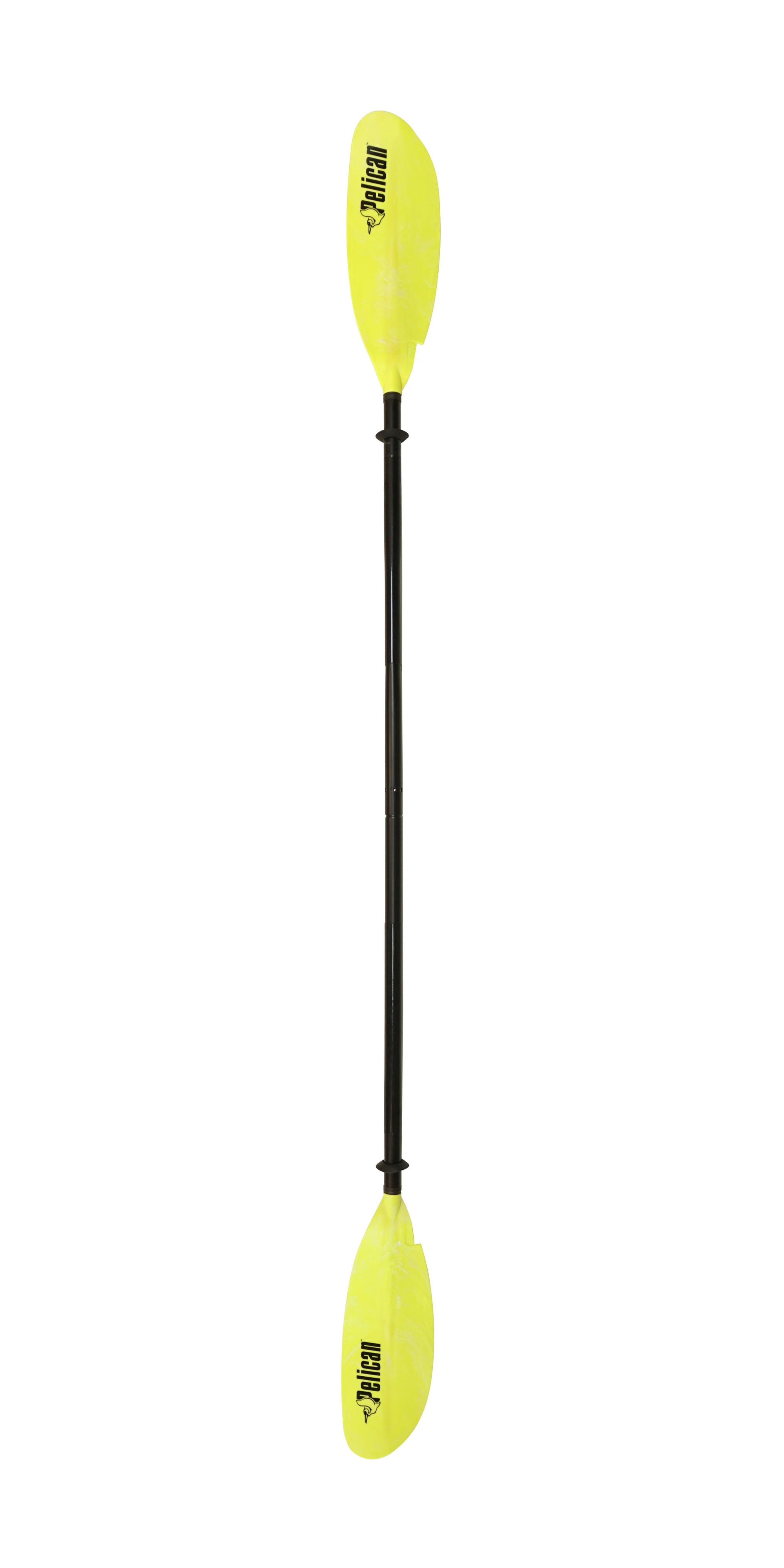 Pelican - Poseidon Adjustable Kayak Paddle - Aluminum Shaft with Reinforced Fiberglass Blades - 90.5 in - Yellow Green