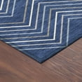 thumbnail image 3 of Addison Rugs Chantille Indoor/Outdoor Transitional Geometric Navy Machine Washable Rectangle Rug, 3' x 5', 3 of 8