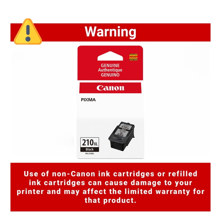 Canon PIXMA PG-210 XL Black Inkjet Print Cartridge for iP, MP, MX