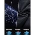 thumbnail image 6 of 33,000ft Women's Rain Pants, Lightweight Waterproof Rain Over Pants, Windproof Hiking Pants for Outdoor, Fishing, Rainy Day, 6 of 7