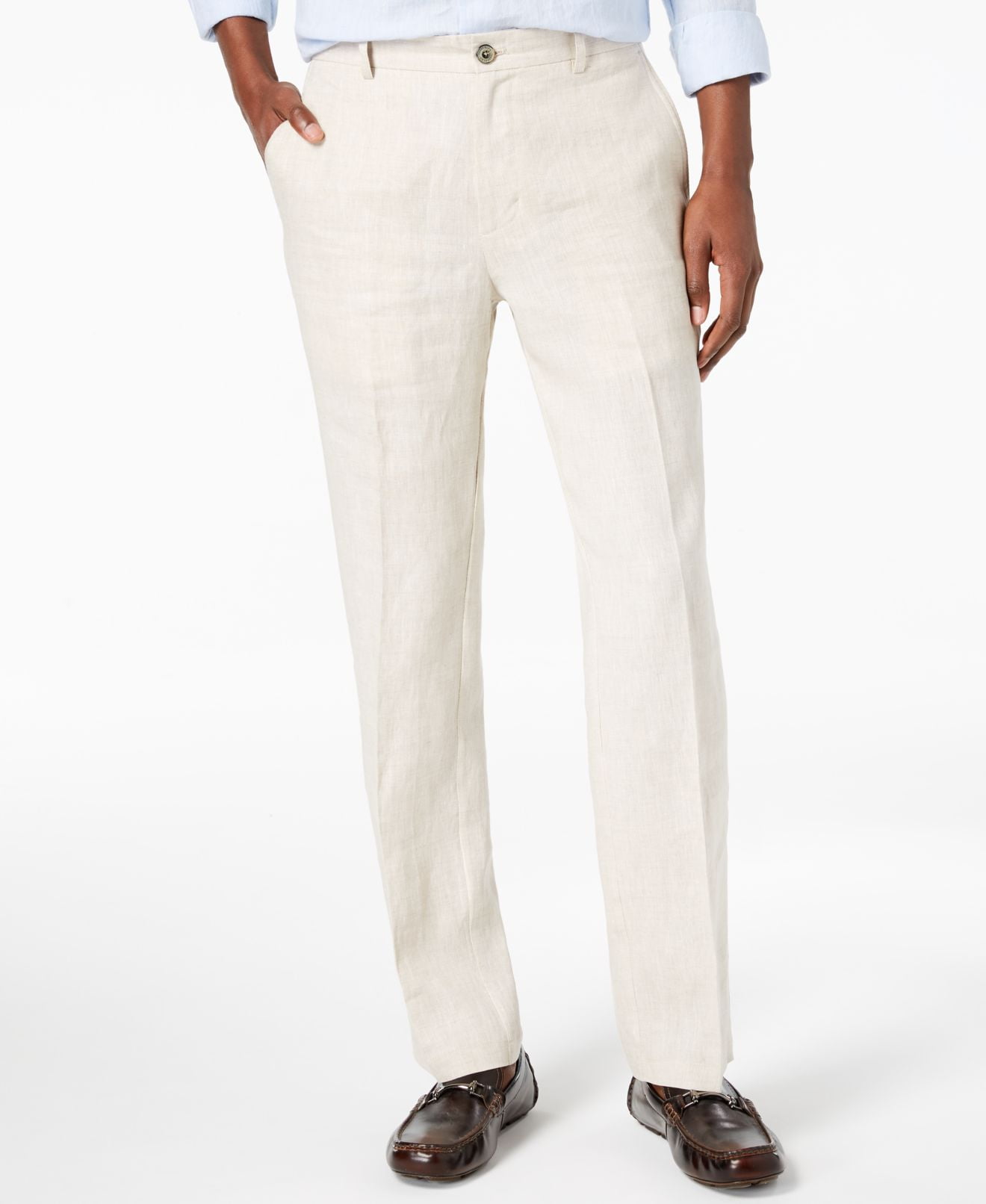 Sand Mens 40X30 Low-Rise Solid Linen 