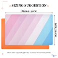 thumbnail image 6 of Yayeee Doormat for Indoor Entrance 32" x 20" Non Slippery Floor Rug, Pink Gradient, 6 of 8
