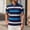 #Blue, variant on DPTALR Men's Color Block Striped Shirts,Short Sleeve Button Down,Blue,Big Men's,Tall Men's M,Young Men's Shirts