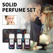 TUTUnaumb Solid Ointment Feromone Solid Perfume Set, Portable Perfume Durable Unisex, Philomone Cologne Men's Perfume Balm Cologne for Mens Cologne Balm Travel Cologne Wax (3 Pieces)