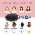 thumbnail image 7 of Hair Brush Bohemia Cushion Base Hair Brushes Touch Paddle Double Sided Pattern Oval Hairbrush, 7 of 7
