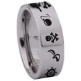 thumbnail image 3 of Pirate Tungsten Carbide Ring, 3 of 9