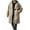 Khaki, variant on Xzbqbs Mens Trench Coat Single Breasted Casual Loose Fit Overcoat Fashion Windbreaker Lapel Lightweight Mid-Length Solid Jacket