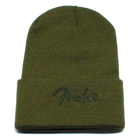- Fender Olive Beanie Winter Hat
