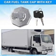 thumbnail image 4 of Replacement Fuel Cap with Key for Isuzu NPR NQR 4HK1 8-98146010-0 8-98088982-0 Gas Tank Lid Cover, 4 of 5