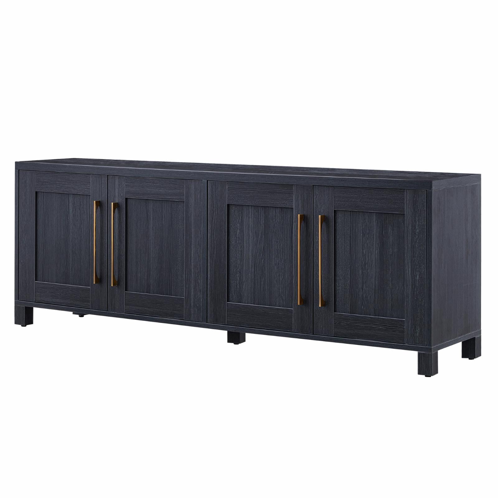 Evelyn&Zoe Chabot Rectangular TV Stand for TV's up to 75", Alder White
