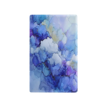 Light Switch Cover Switch Plate Outlet Cover Plug Cover for Electrical Unused Outlet Cover Blue Ink Clouds