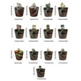 thumbnail image 3 of ERTZAE House-Shape Resin Succulent Plant Pots – Drainage Hole Cactus Plant Containers,Mini Succulent/Herb Garden Pots,Durable Plant Decor,Home/Office Desktop Succulent Pots,Succulent Lover Gift, 3 of 9