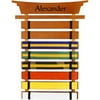 kidkraft - personalized martial arts belt holder, black zen font boy's name