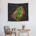 thumbnail image 3 of Green Dragon And Flowers, 3 of 5
