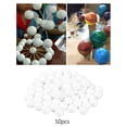 thumbnail image 4 of Relayinert Craft White Foam Ball Smooth DIY for Crafting Wedding 50pcs 40mm, 4 of 9