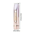 thumbnail image 3 of Recortadora de bikini para mujer. Afeitadora para mujer. Recortadora 2 en 1 de doble cabezal para la zona íntima femenina. Afeitadora húmeda/seca para mujer para cara, labios y axilas. 50 ml, 3 of 8