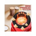 thumbnail image 3 of Oil-Free Popcorn Maker Up To 95% Popping Rate 3-Minute Quick Preparation Butterfly Design With 4 Built-In Small Bowls For Family Sharing Perfect For Family Gatherings And Party Snacks, 3 of 8