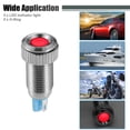 thumbnail image 2 of Unique Bargains 5pcs 8mm LED Indicator Light 12V-24V Shell Waterproof Pilot Dash Signal Lamp Interior Red, 2 of 6