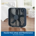 thumbnail image 6 of Mainstays 20" 3-Speed Portable Box Fan, FB50-16HI, New, Indigo, 6 of 10