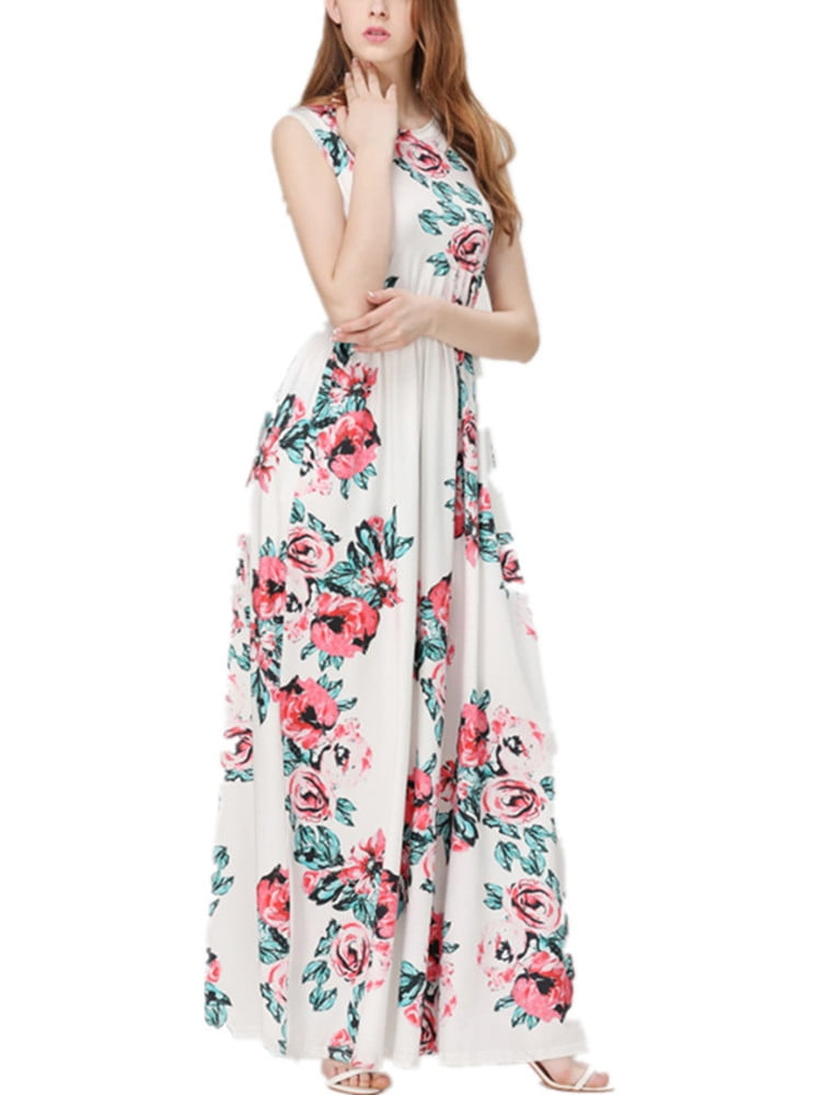 walmart floral maxi dress