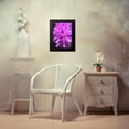 thumbnail image 4 of Grayscale 15x18 Black Modern Framed Museum Art Print Titled - Purple Cluster I, 4 of 5