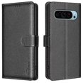 thumbnail image 1 of For Google Pixel 9/9 Pro Wallet Phone Stand Case Litchi Texture RFID Blocking Leat, 1 of 5