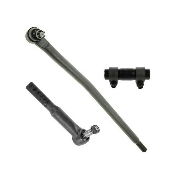 Front Tie Rod End and Adjusting Sleeve Kit 3 Piece - Compatible with 2000 - 2005 Ford Excursion 4WD 2001 2002 2003 2004