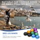 thumbnail image 5 of 10 anillos de aluminio para patas de pájaro, de metal, para palomas, para palomas mensajeras, 5 of 5