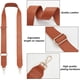 thumbnail image 4 of Correa de cuero marrón para bolso, ajustable, para el hombro, de repuesto., 4 of 9