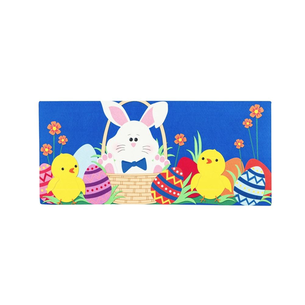 Evergreen Sassafras Switch Mat Easter Bunny and Chicks