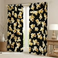 thumbnail image 2 of Feelyou Cartoon Popcorn Curtains Pack of 2 (42x84 Each) for Kids, Movie Lover Curtains Blackout, Retro Film Cinema Bedroom Curtains, Blackout Curtains Home Decor, 2 of 6