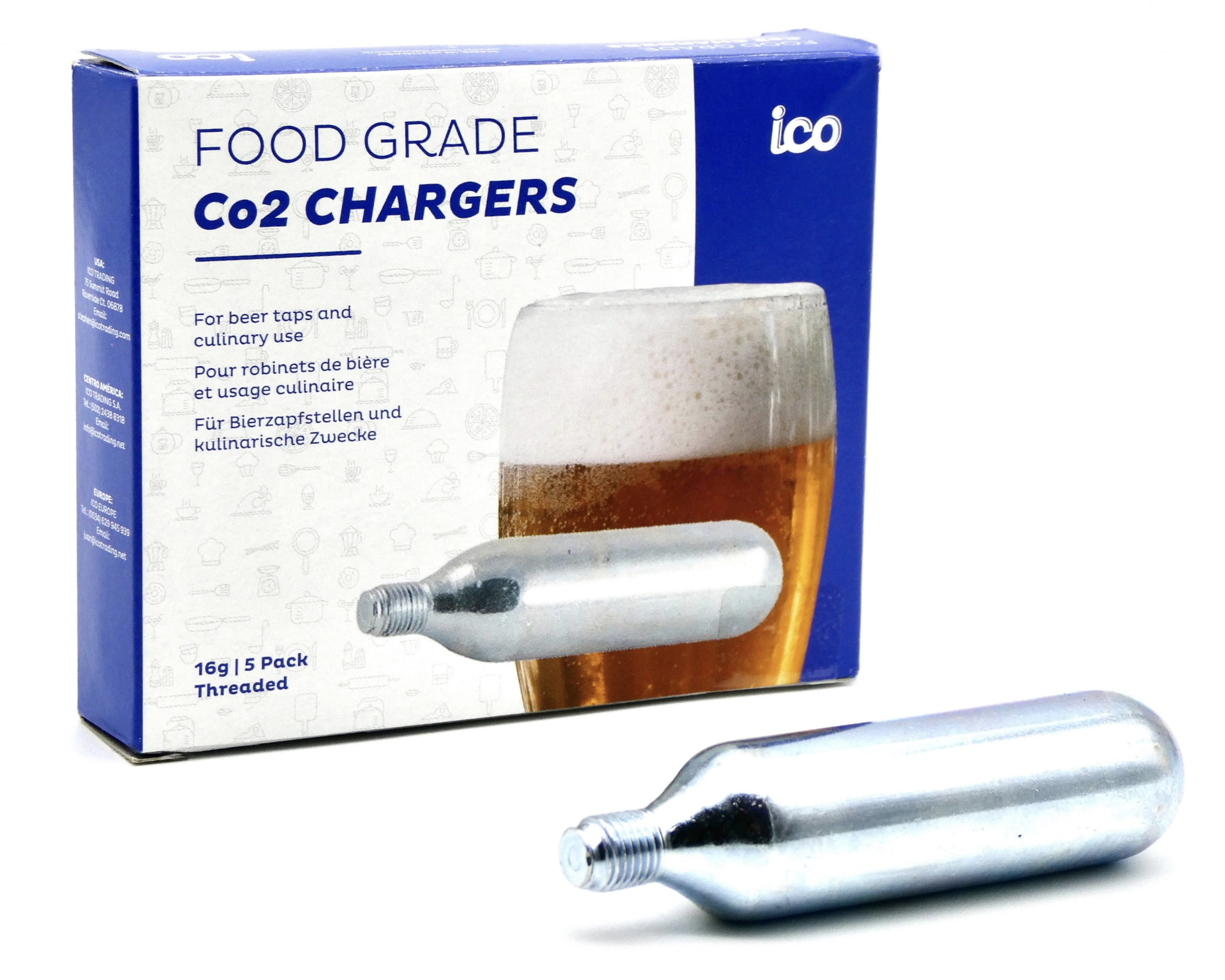 40 count Leland Soda Chargers Seltzer Chargers CO2