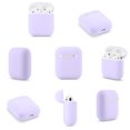thumbnail image 1 of Soft Silicone Cover For Apple AirPods 1 2 generation Case Charging Box Bags For Air Pods 2 1 Protective Wireless Earphone Cover Roland Purple, 1 of 6