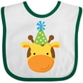 thumbnail image 3 of Inktastic Giraffe Jungle Birthday Boys or Girls Baby Bib, 3 of 4
