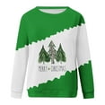 thumbnail image 4 of IROINNID Christmas Sweatshirts for Women Winter Christmas Printed Crewneck Pullover Loose Fit Casual Sweatshirt Tops,Green, 4 of 4