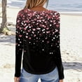thumbnail image 4 of Resicozy Valentine Shirts for Women 2026 Long Sleeve Crewneck Holiday Tops Tunic Loose Fit Cute Heart Print Blouse Multicolor XL, 4 of 4