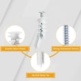 thumbnail image 4 of #8 Self Drilling Drywall Anchors and Screws Kit, 140Pcs Plastic Wall Hangers, 75LB Heavy Duty Sheetrock Mounting Hardware, 4 of 7