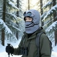 thumbnail image 3 of MORESEC Thermal Cycling Face Mask, Winter Thermal Balaclava with Glasses Window, Windproof Antifog Face Mask for Outdoor Riding Skiing, Fleece Lining for Cold Weather, 3 of 6