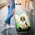 thumbnail image 3 of English Springer Spaniel Hello Spring Time Flower Floral Nature Travel Luggage Cover Springers Dog Lover Gifts Suitcase Dust Protective Decor - 02031, 3 of 5